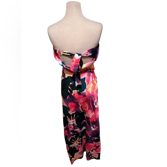 Peppermayo | Carried Away Maxi Floral Strapless Dress Size: 2 - Picture 6 of 6